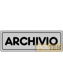 ETICHETTA ADESIVA "ARCHIVIO" cm 15x5