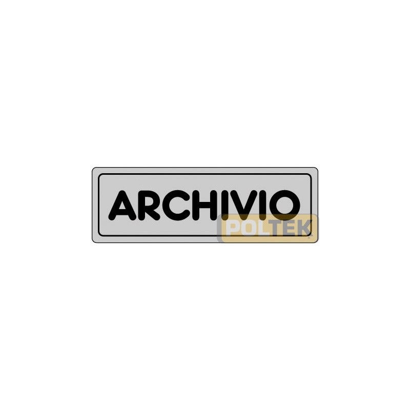 ETICHETTA ADESIVA "ARCHIVIO" cm 15x5