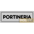 ETICHETTA ADESIVA "PORTINERIA" cm 15x5