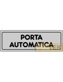 ETICHETTA ADESIVA "PORTA AUTOMATICA" cm 15x5