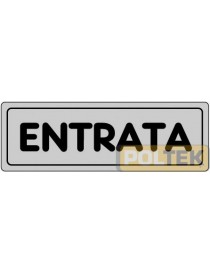 ETICHETTA ADESIVA "ENTRATA" cm 15x5