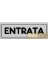 ETICHETTA ADESIVA "ENTRATA" cm 15x5