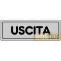 ETICHETTA ADESIVA "USCITA" cm 15x5