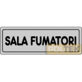 ETICHETTA ADESIVA "SALA FUMATORI" cm 15x5