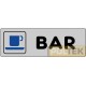 ETICHETTA ADESIVA "BAR" cm 15x5