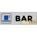 ETICHETTA ADESIVA "BAR" cm 15x5