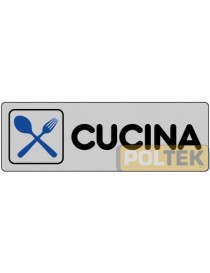ETICHETTA ADESIVA "CUCINA" cm 15x5