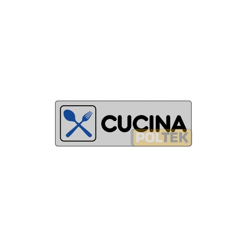 ETICHETTA ADESIVA "CUCINA" cm 15x5