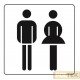 ETICHETTA ADESIVA PLEXIGLASS TOILETTE