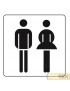 ETICHETTA ADESIVA PLEXIGLASS TOILETTE