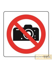 ETICHETTA ADESIVA PLEXIGLASS VIETATO FOTOGRAFARE