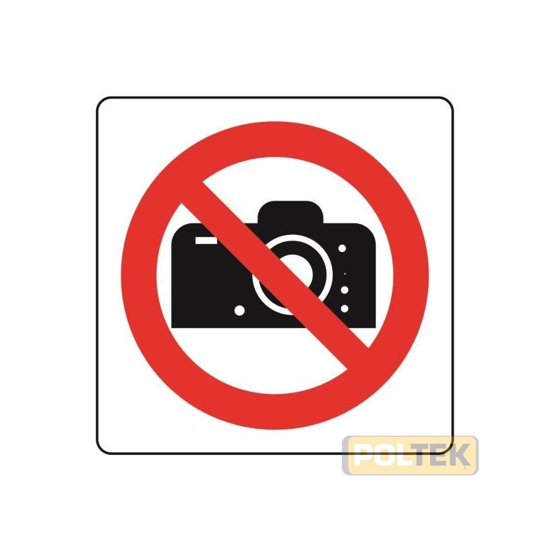 ETICHETTA ADESIVA PLEXIGLASS VIETATO FOTOGRAFARE