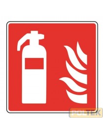 ETICHETTA ADESIVA PLEXIGLASS ANT. ESTINTORE