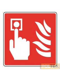 ETICHETTA ADESIVA PLEXIGLASS ANT. PULSANTE