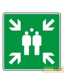 ETICHETTA ADESIVA PLEXIGLASS SECUR PUNTO RACCOLTA