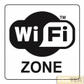 ETICHETTA ADESIVA PLEXIGLASS SECUR WI-FI ZONE