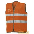 GILET ISSA ALTA VISIBILITA' ARANCIO EN471 C/PORTACARTELLINO