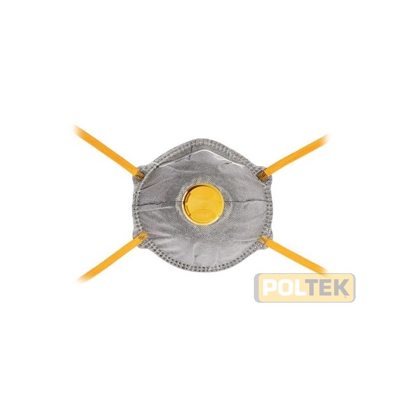 Facciale filtrante EN149 classe FFP2 per polveri tossiche, nebbie e fumi a base acquosa. Il livello di protezione è pari a 12 v