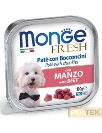 MONGE DOG FRESH gr.100 MANZO