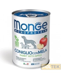 MONGE DOG FRUITS gr.400 coniglio/mela