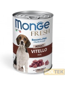 MONGE DOG FRESH gr.400 VITELLO