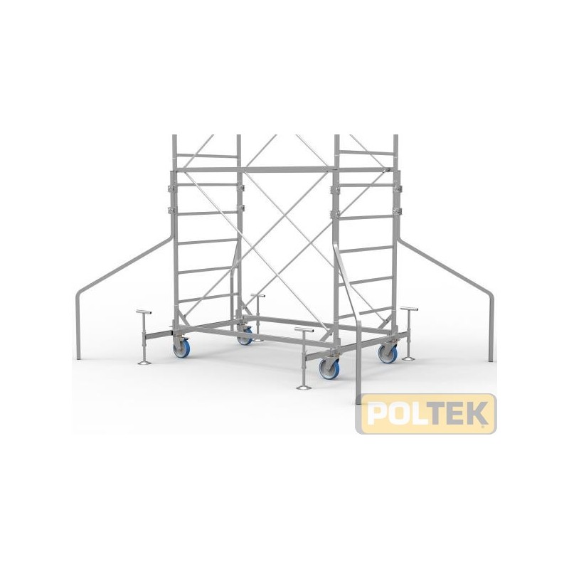 Kit di 4 saffe stabilizzatrici da usare per i ponteggi con altezza superiore a ml.4.