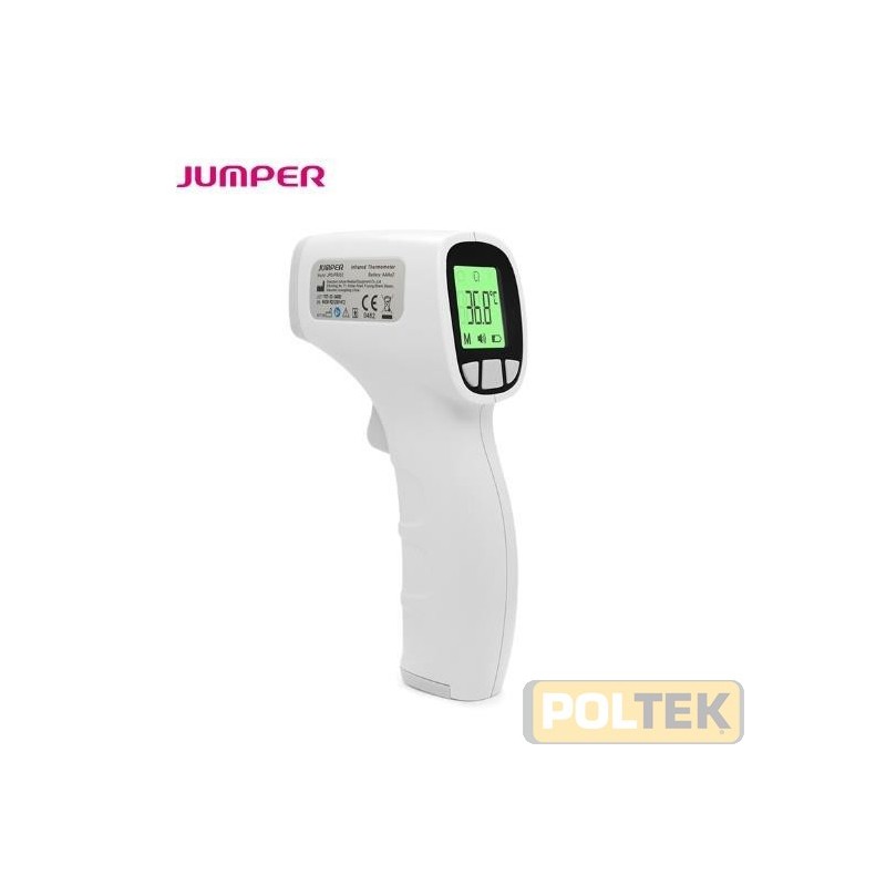 Il termometro JPD-FR202 è un termometro ad infrarossi senza contatto che misura la temperatura corporea in base all'energia inf