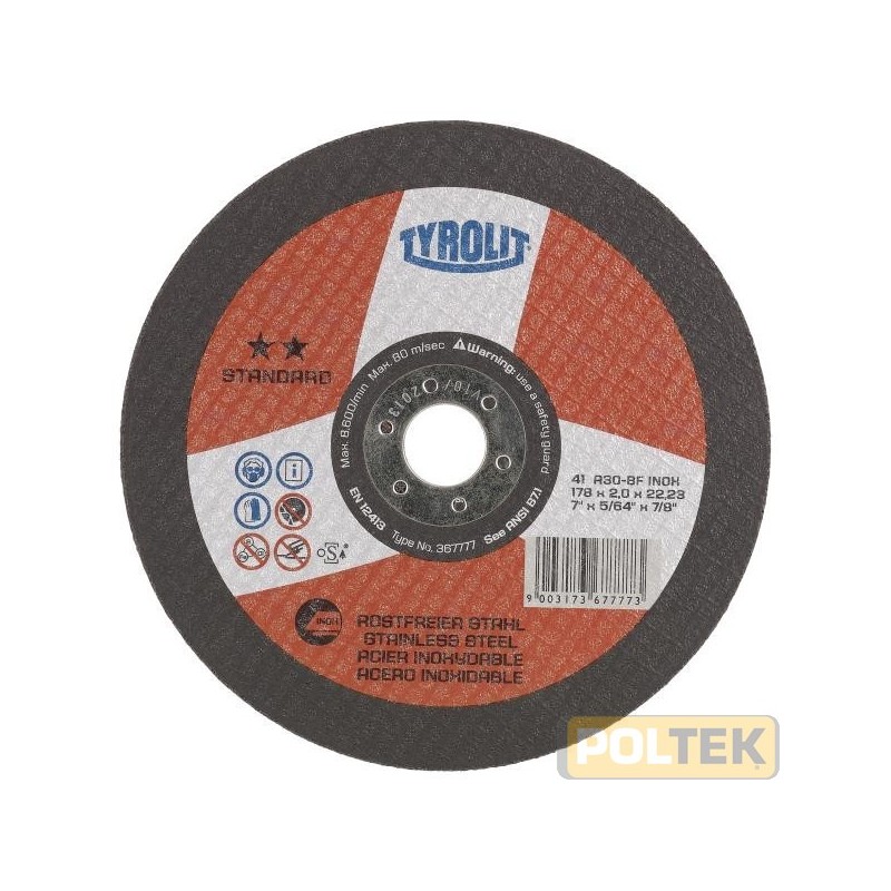 DISCHI TYROLIT INOX ** d. 230 mm 2