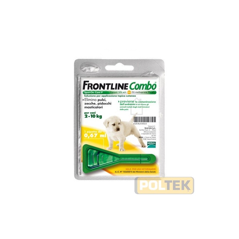 FRONTLINE® COMBO Spot-on Cani è una soluzione insetticida e acaricida in forma spot-on per cani. Grazie alla combinazione dei 