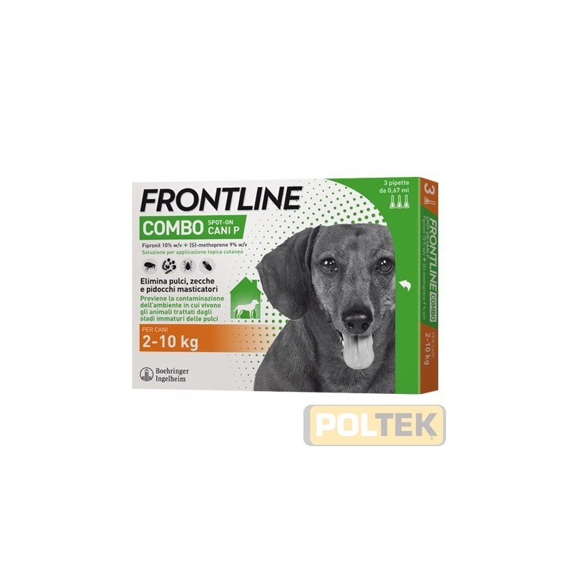 FRONTLINE® COMBO Spot-on Cani è una soluzione insetticida e acaricida in forma spot-on per cani. Grazie alla combinazione dei 