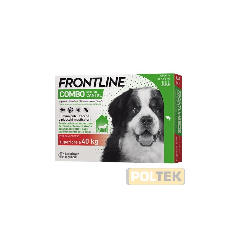 FRONTLINE® COMBO Spot-on Cani è una soluzione insetticida e acaricida in forma spot-on per cani. Grazie alla combinazione dei 