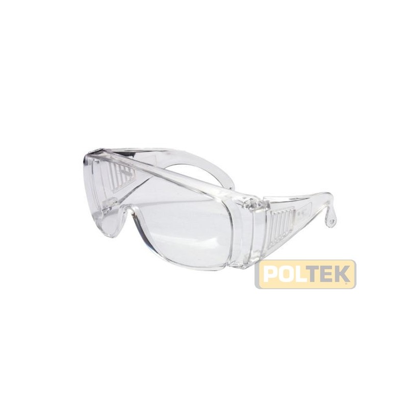 Sovraocchiale che si adatta a tutti gli occhiali da vista e può anche essere indossato da solo come dei normali occhiali protet