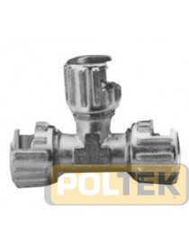 GIUNTO A T 1/4" PER ATTACCO BAIONETTA