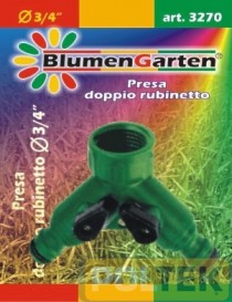 PRESA DOPPIO RUBINETTO 3/4"