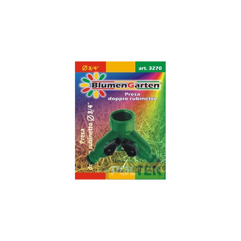 PRESA DOPPIO RUBINETTO 3/4"