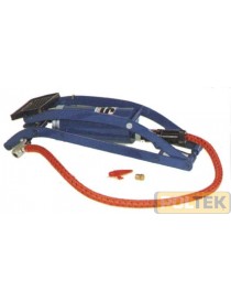 POMPA PER BICICLETTA PEDALE CON MANOMETRO