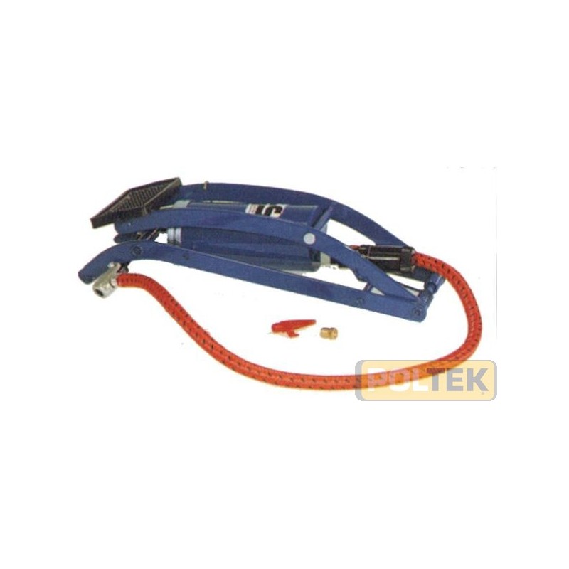 POMPA PER BICICLETTA PEDALE CON MANOMETRO