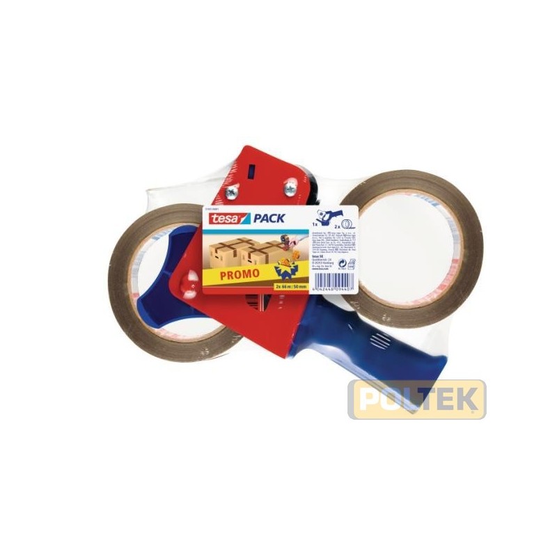 DISPENSER TESA PER NASTRO ADESIVO + 2 ROTOLI