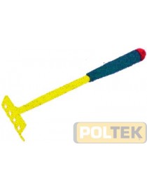 RASTRELLINO VERNICIATO GIALLO 5 DENTI