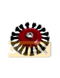 SPAZZOLA CIRC. ACC. CONICA RITORTO mm 100 14MA