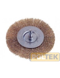 SPAZZOLA CIRCOLARE FILO OTTONE mm 75