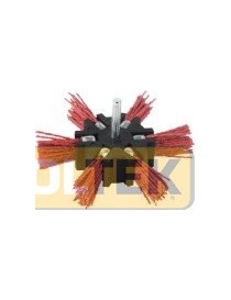 SPAZZOLA A VENTAGLIO NYLON g 80 mm 100