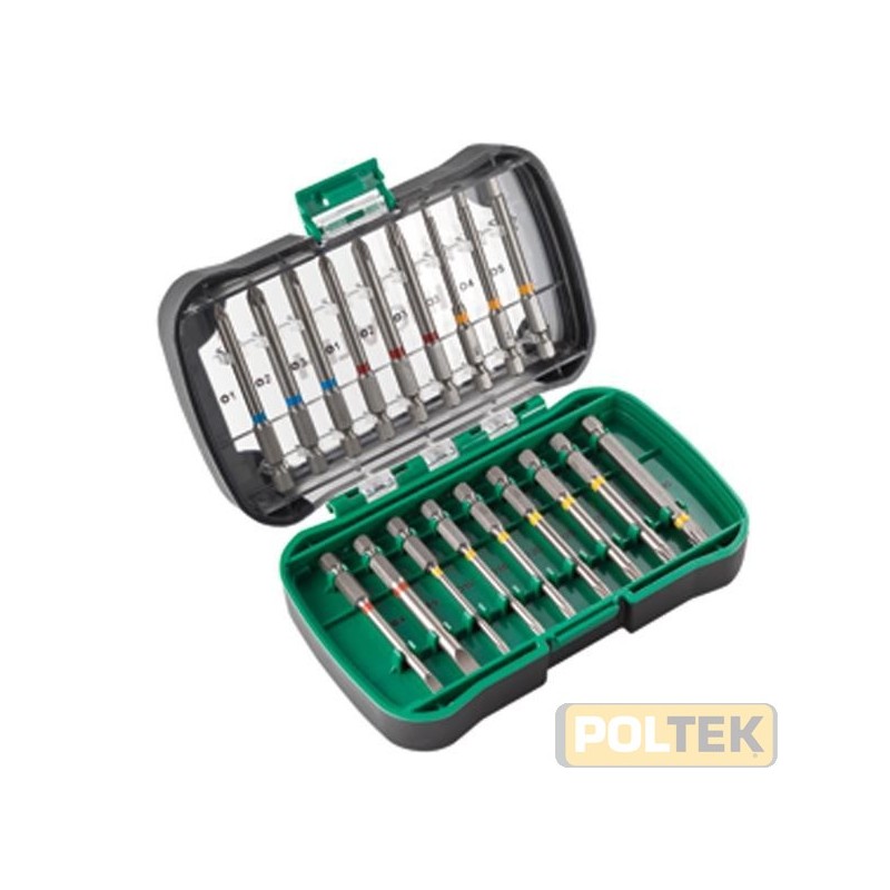 HIKOKI VALIGETTA INSERTI LUNGHI pz. 18 mm 75