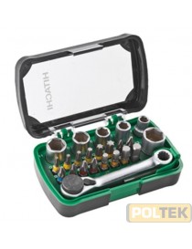 HIKOKI VALIGETTA INSERTI pz. 24 + ADATTATORI