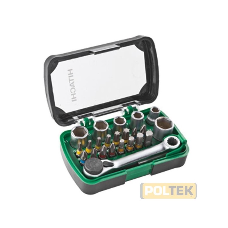 HIKOKI VALIGETTA INSERTI pz. 24 + ADATTATORI