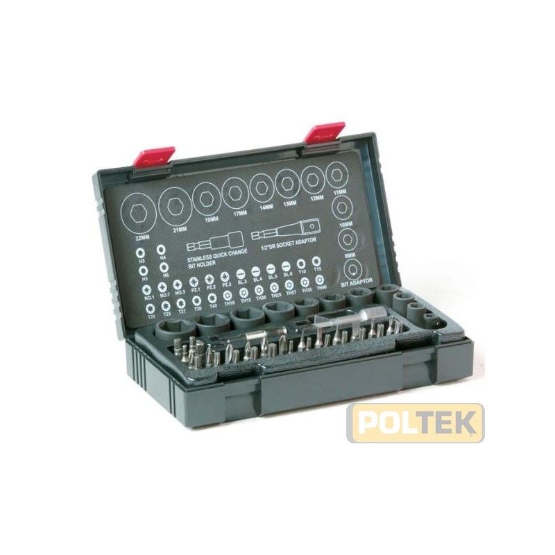 HIKOKI VALIGETTA INSERTI pz. 41 + ADATTATORI