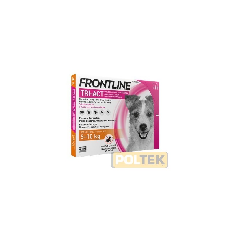 FRONTLINE TRI-ACT SPOT ON 5-10 kg S 3 pipette
