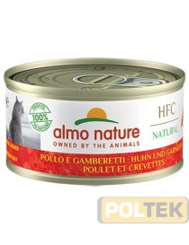 ALMO NATURE NATURAL POLLO E GAMBERETTI 70 g