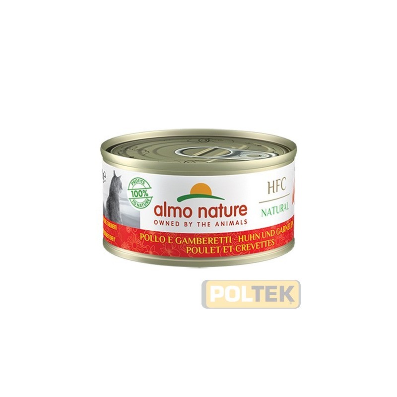 ALMO NATURE NATURAL POLLO E GAMBERETTI 70 g