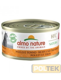 ALMO NATURE NATURAL POLLO E TONNO 70 g